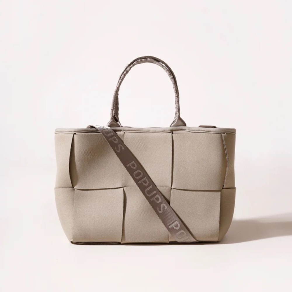 POPUPS MINI ICON TOTE TAUPE